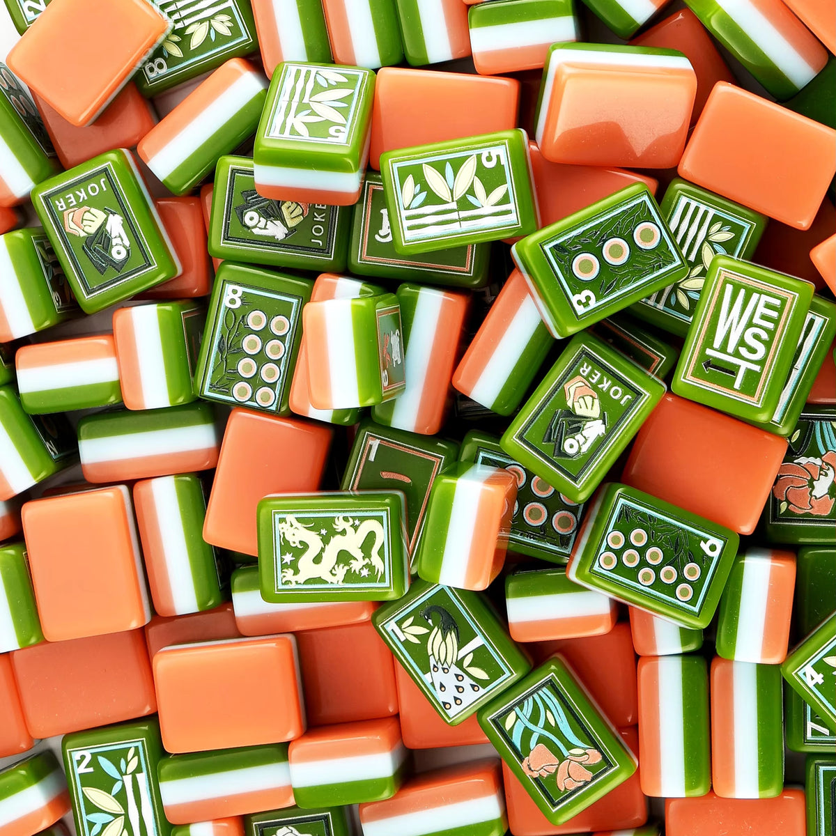 The Emerald & Coral Set — 160 Tiles